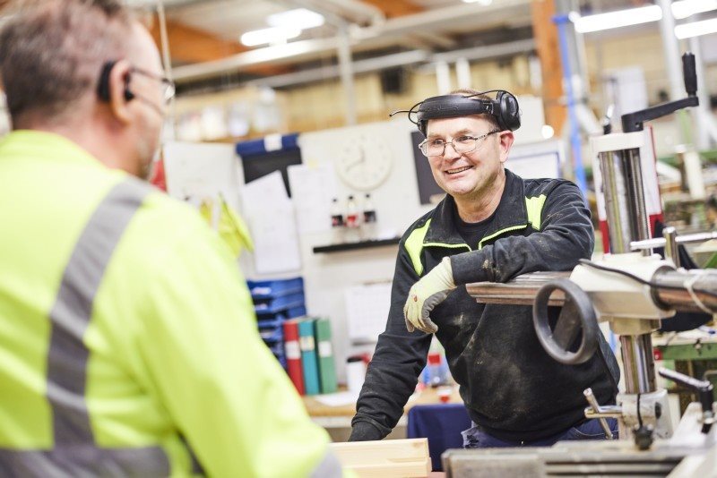 På fabriksbesök i småländska Forserum!